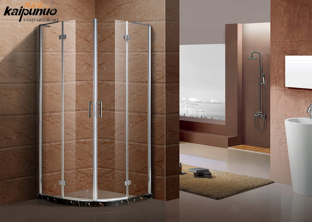 욕실 단순 강화 유리 저렴한 샤워 인클로저 문